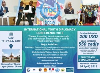 The International Youth Diplomacy Conference in Accra, Ghana (IYDC 2018)