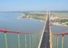 The longest suspension bridge on the African continent