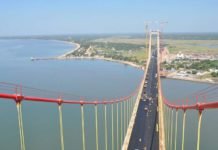 The longest suspension bridge on the African continent