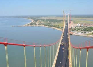 The longest suspension bridge on the African continent