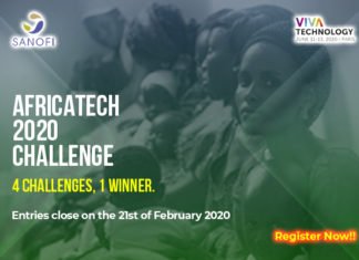 Sanofi Announces AfricaTech 2020 Challenge, Calls for Entries.