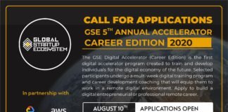 Call for Applications: Free 4 Week Global Startup Ecosystem (GSE) 5th Annual Digital Career Accelerator.
