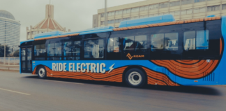 First-ever electric, mass-transit bus operation in Kenya