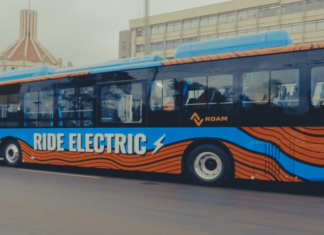 First-ever electric, mass-transit bus operation in Kenya