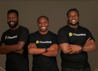 Chowdeck secures $2.5 million seed funding L-R_ Olumide Ojo, Lanre Yusuf, and Femi Aluko. Founders, Chowdeck